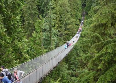 پل معلق کاپیلانو، یکی از معروف ترین جاذبه های گردشگری ونکوور