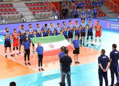 ایران بدون تغییر در هفته دوم لیگ ملت های والیبال