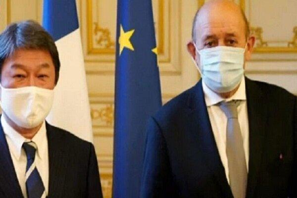 توافق ژاپن و فرانسه برای همکاری در مسائل دریای چین