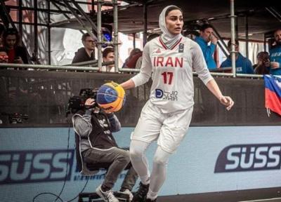 بسکتبال سه نفره انتخابی المپیک، دومین شکست متوالی زنان ایران