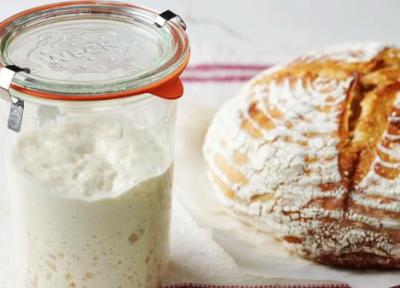 طرز تهیه خمیر ترش، مرحله به مرحله و تصویری